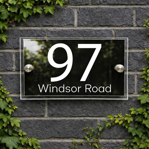 House number plaques - number,