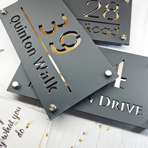 Personalised house number - personalised,