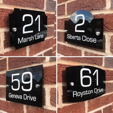 House Number Plaques Door