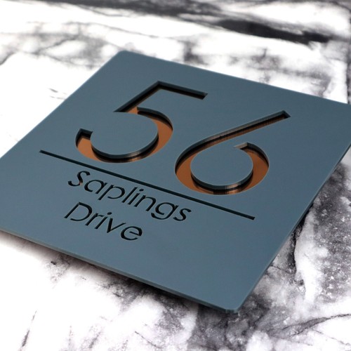 House number plaques door - plaques,