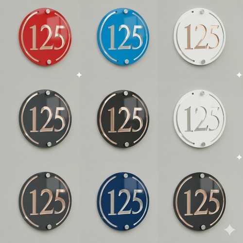 Personalised round acrylic - personalised,