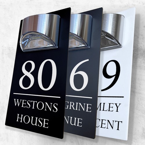 House number plaques - house,