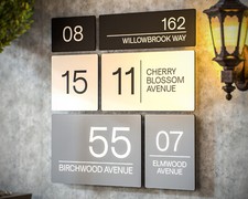 Modern House Number Plaques