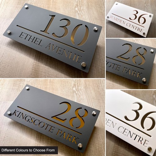 House number plaques - house,