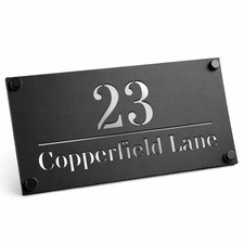 House Number Plaques House