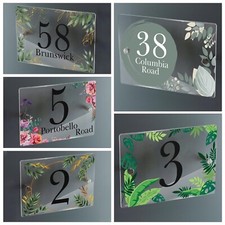 House Number Plaques Door
