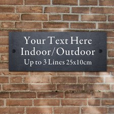 Personalised Rustic Slate