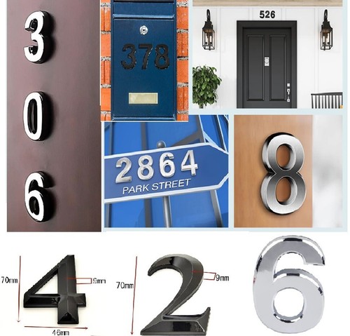 House door numbers - house,