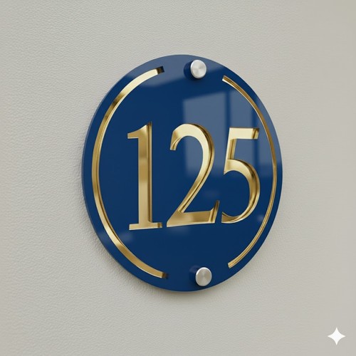 House number plaques - number,