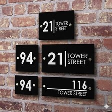 House Door Number Sign Wall