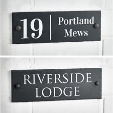 Slate House Sign Rustic House