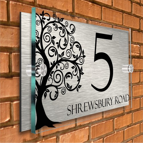 House number plaques - plaques, door