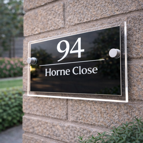 Personalised house number - personalised,